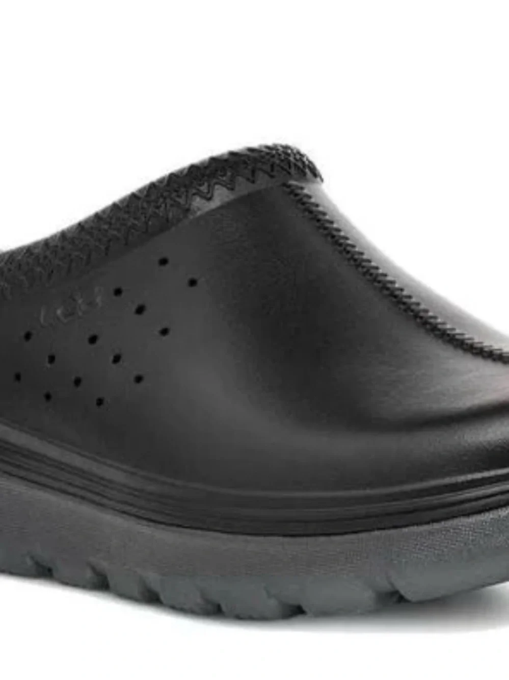UGG Men’s Tasman Sport Black Slip-On Clog Breathable Perforations 11